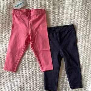 Carter’s legging duo - Pink & Denim